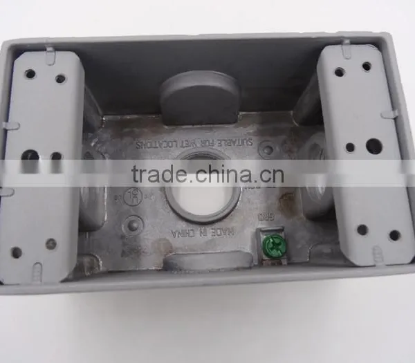 Super Polyester Finish US Receptacle Box/waterproof Cover/underground Waterproof Electrical Box