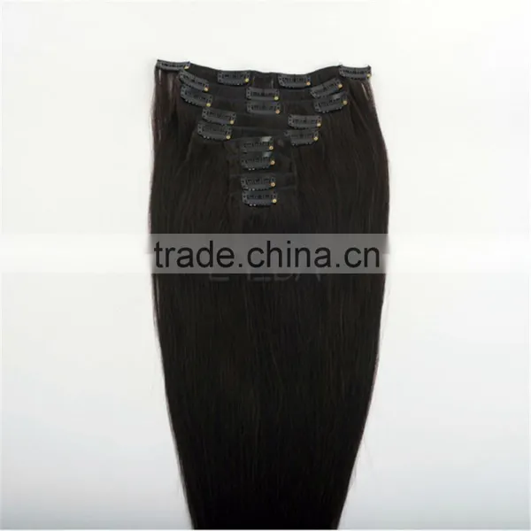 WJ008 220grams Remy Clip in Hair Extension 100% Human Clip in Double Weft Marley Braid Hair Extension Supplier's Choice photo-2