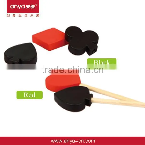 D598 Poker Plastic Pick Fruit Fork Set