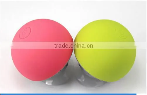 Cartoon Mushroom Head Sucker Mini Portable Bluetooth Speaker Phone Tablet Bracket Outdoor Small Acoustics For Samsung Iphone HTC photo-3