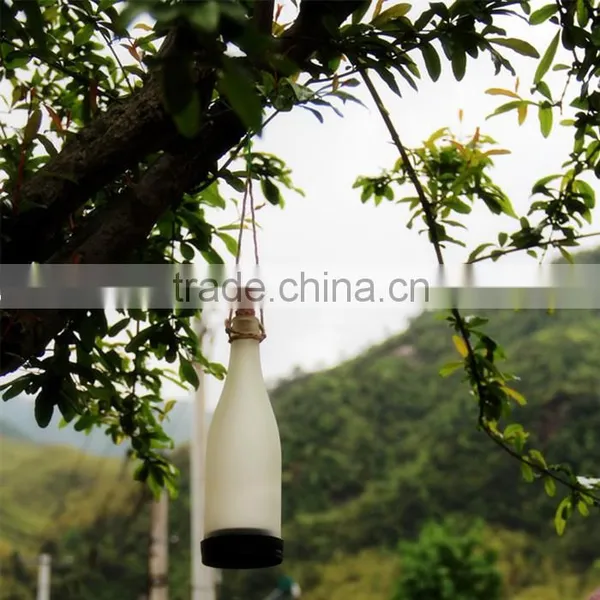 Solar Energy Bottle Lamp Outdoor Handmade Decorative Hanging Oil Lamp photo-2