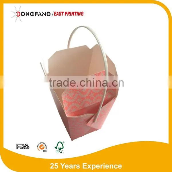 Cardboard Paper Bio Box With Plastic Handle photo-2