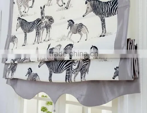 Chinese Style Curtains Factory Roman Blinds Supplier photo-2