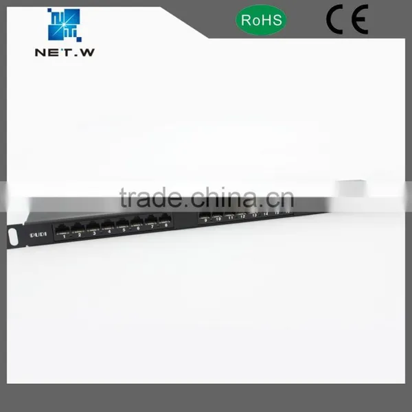 19 Inch Patch Panel, Cat6 Patch, 0.5u Height Utp Network Panels photo-3