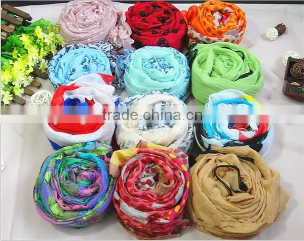 2015 Hot Sale Big Size Square Long Neck Scarf photo-2