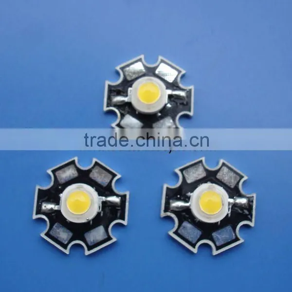 3W High Power LED With Aluminium Star PCB for LED Lamp
