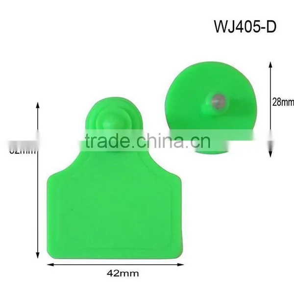 WJ405-DF Insured Style Ear Tag for Blue Pig 52x42mm photo-2