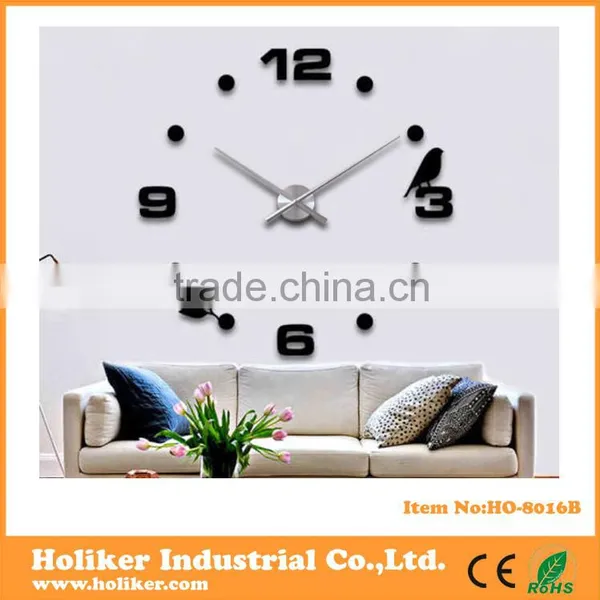 Fashion Design Large DIY Hand Made Wall Clocks for Home Decor photo-2