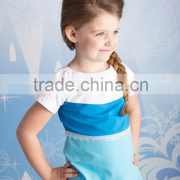 Unique Fun Kids Girls t Shirt Flutter Sleeves t Shirt Kids Wholesale photo-3