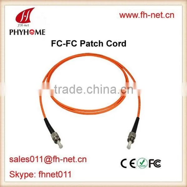 FC Fiber Patch Cord SM/MM Simplex 0.9mm/2.0mm/3.0mm FC/PC-FC/PC 1m, 2m, 3m