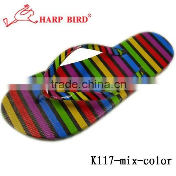 Transfer Printing Lady Fashion Flip Flop