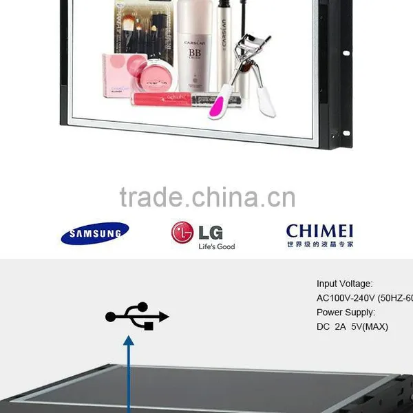 Heavy Duty Lcd Frameless Monitor 32 Inch,32 Inch Open Cell Lcd Display Panel Flexible Mount Led Advert Lcd Panel photo-3
