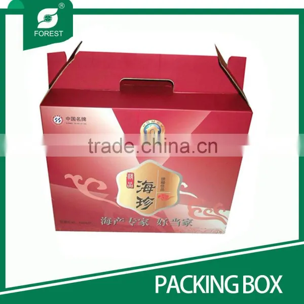KRAFT CARDBOARD HANDLE PACKING CARRIER photo-5