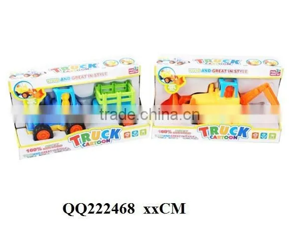 4PCS Kids Friction Farmer Car With Bulldozer ,friction Car for Kids photo-4