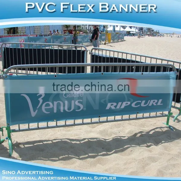 SINO White Block-Out Black PVC Vinyl Flex Banner Image Design photo-6