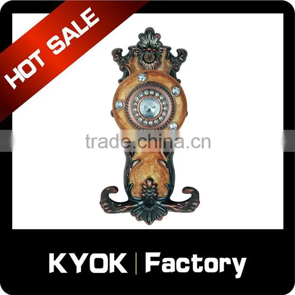 KYOK Curtain Rod Accessories Chrome Metal Shower Curtain Hooks,metal Iron Curtain Rod Hooks Curtain Rod Accessories photo-3