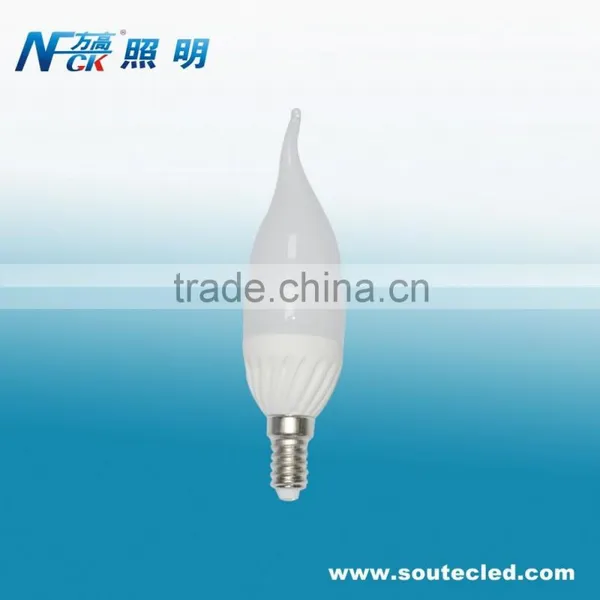 Soutec Lighting 3W Ceramic LED Candle Light Artistic Good Looking Quality LED Candle Light photo-2