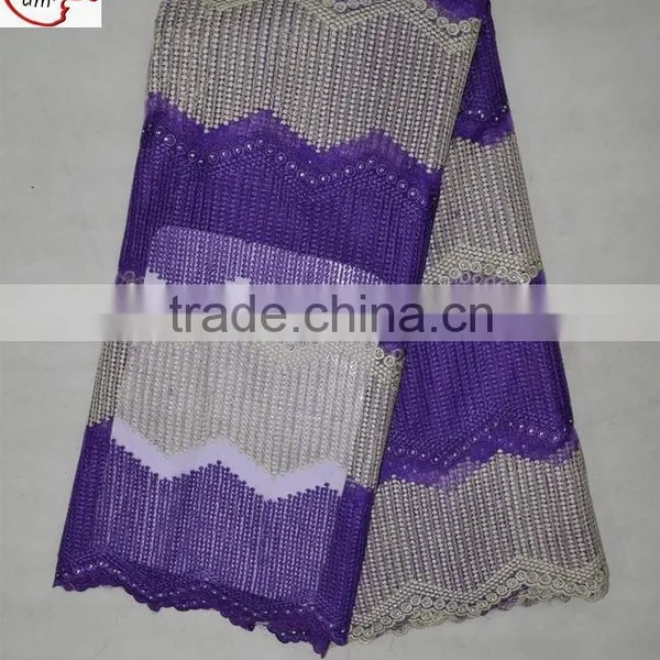 CL14-217 Fahioable Embroidery Tulle Lace Fabric 2016 French Lace Fabric for Dressing photo-2