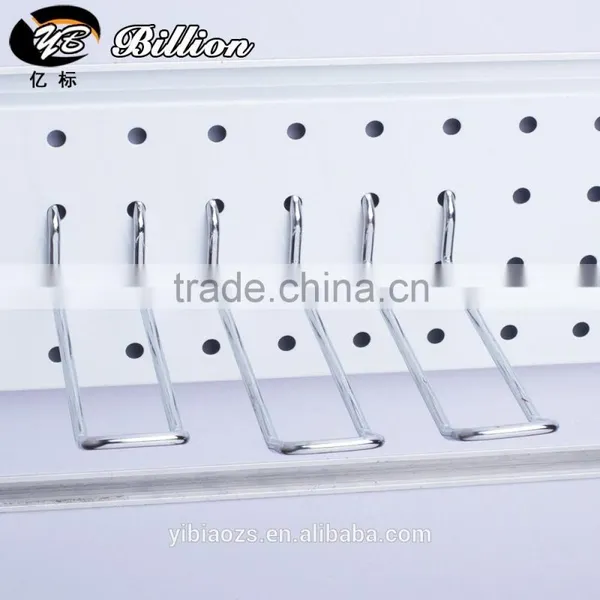 Metal Chrome Wire Display Hooks Pegboard Hook Price Tag photo-6