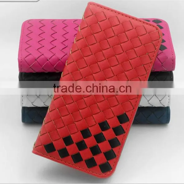 Customized Braided Wallet Style Leather+TPU Phone Cover Universal Phone Cases photo-3