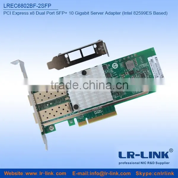 LR-LINK LREC6802BF-2SFP+ PCIe x8 Dual Port SFP+ Optical 10G Network Card Compatible Intel X520 photo-2