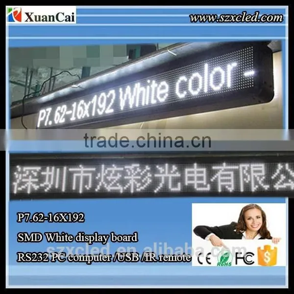 P7.62_ 16 X 192 LED Moving Message Two Lines Display Sign photo-6