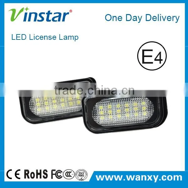 China Manufacturer Led Automotive Lighting W203 4D Sedan LED License Plate Lamp Led License Lights