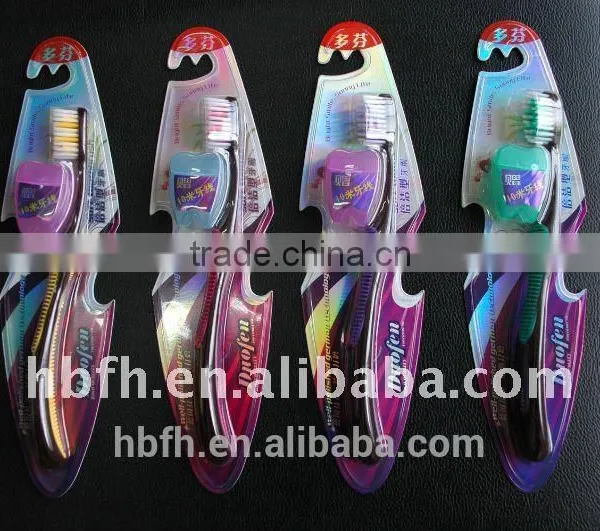Multiple Use Toothbrush With Dental Floss photo-5
