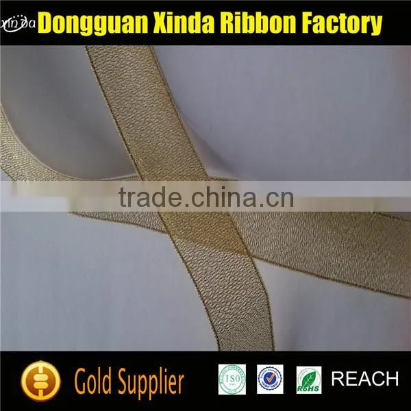 Dongguan Supplier Colorful Decorative Sheer Ribbon Wired photo-3