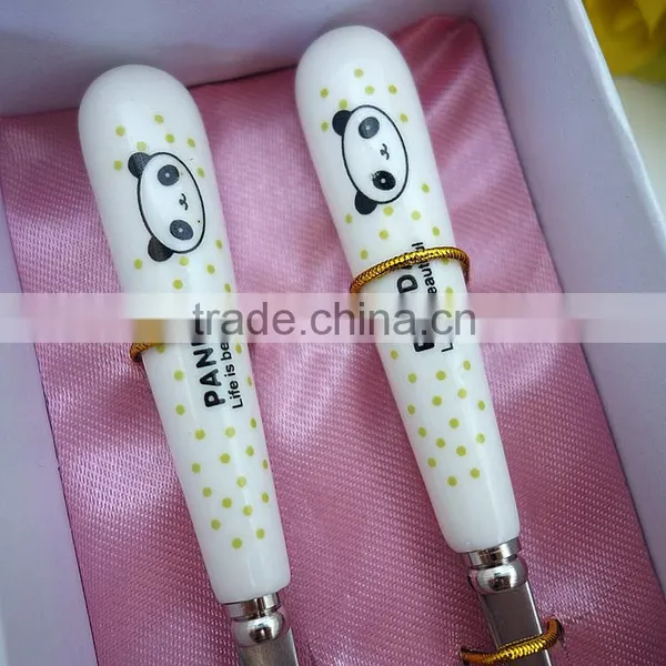 2015 Hot Sale Small Knife and Spoon Ceramic Cutlery Set photo-5