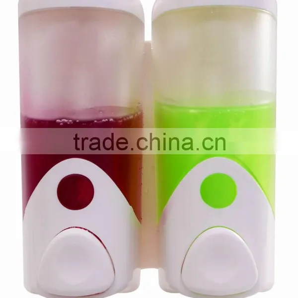 Fashion and Nice Appearance Manual Double-Hand Liquid Soap Dispenser Holder (DS1501-S)