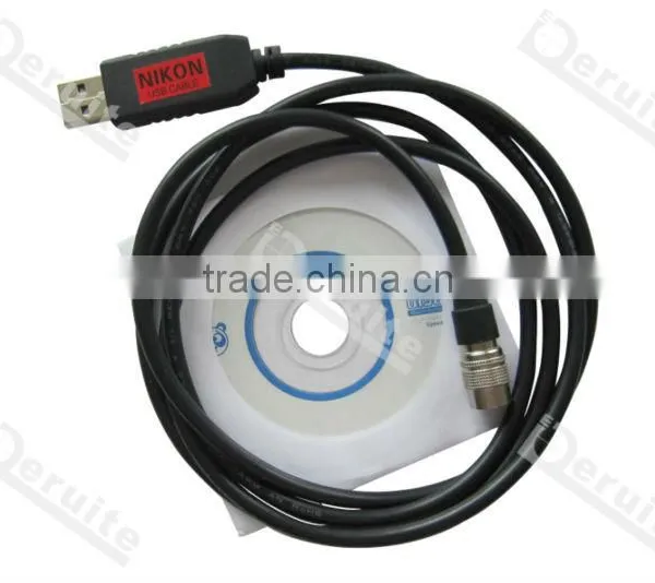 Data Transfer Cable/data Download Cable (USB) for NIKON Total Station