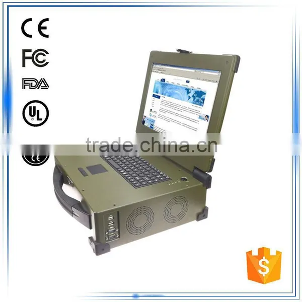 15.4" 6u 4 Slot CPCI Rugged China OEM Laptop photo-3