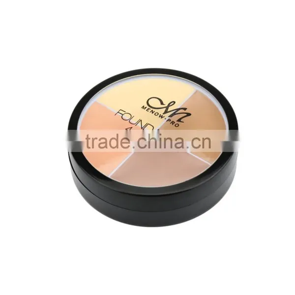 Menow Professional Foundation Cake 4 Color Concealer Waterproof SP25 PA+++ photo-5
