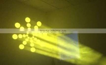 30W LED Mini Moving Head Spot Light /DMX 512/Rotating Gobo/ Pan/Tilt/Rainbow Flow photo-6