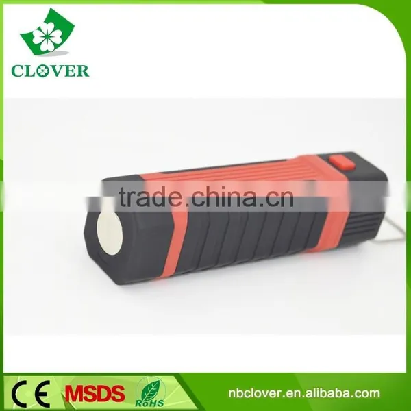 ABS With Rubber Material Flashlight Torch Led Portable Work Light photo-4