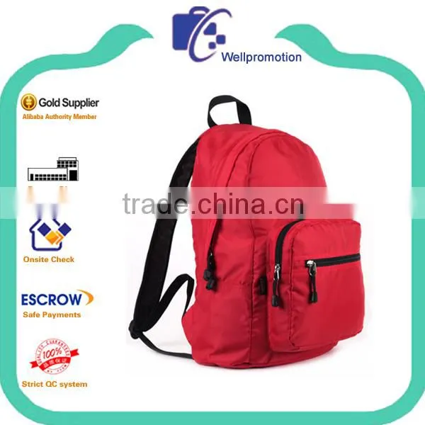 210D Polyester Laptop Backpack Promotional Logo Customized photo-3