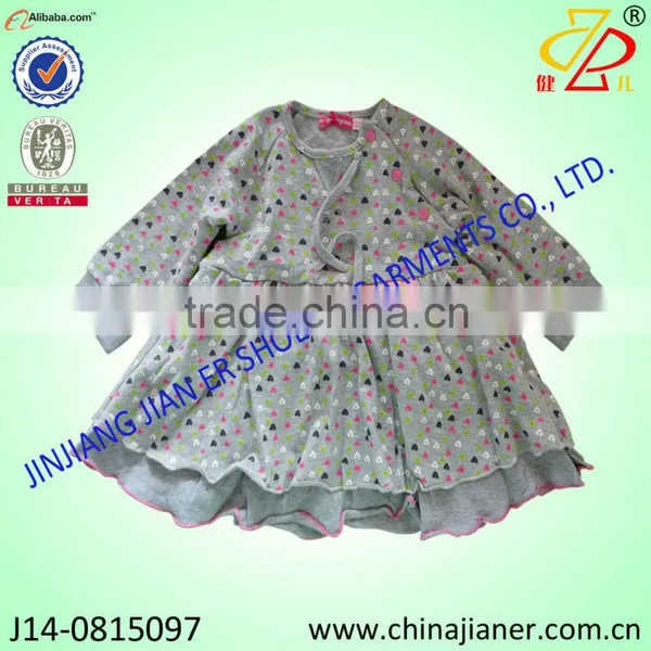 New Model Cheap Wholesale Beautiful Winter Baby Girl Dresses