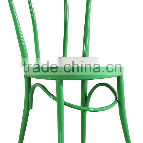 Whole Sale Cheap Steel Frame Coffee Chair With Leather Cushion T002 photo-3