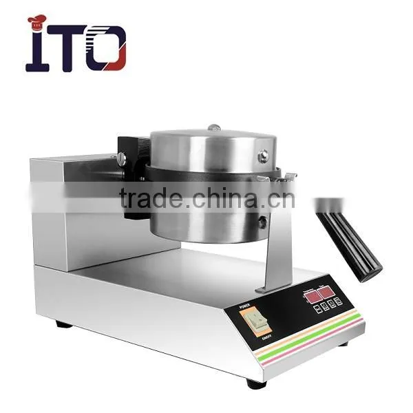 SH-WB1S Hot Sale 220V Commercial Automatic Digital Electric Custom Plate Waffle Maker for Sale photo-4