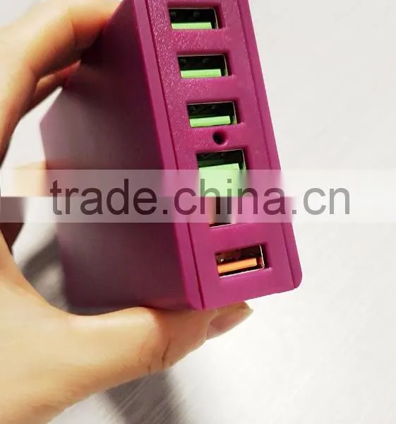 Tuv ce Rohs gs Six Ports 5v 6.2amps 6.8amps Usb Charger With Power Cable photo-5