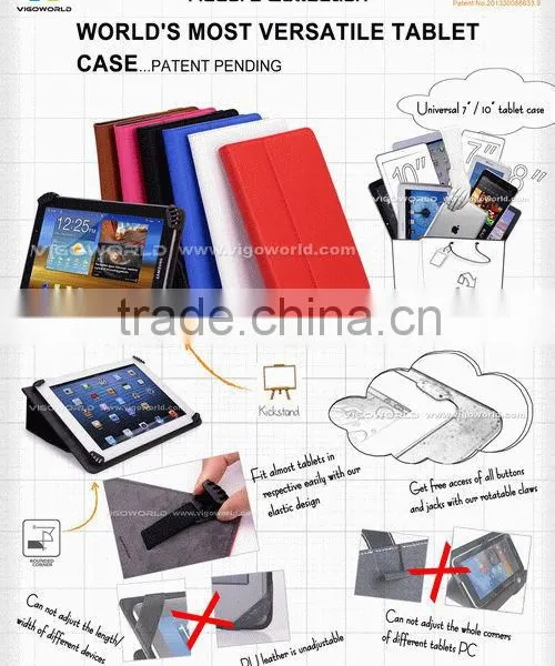 Leather Case for Kindle Fire HDX 8.9 Inch Universal Tablet Case