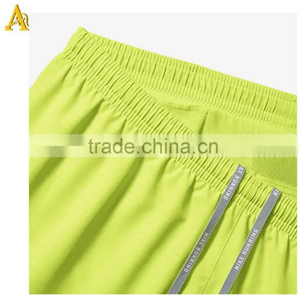 High Waist Band Polyester Sport Wholesale Women Running Shorts photo-4
