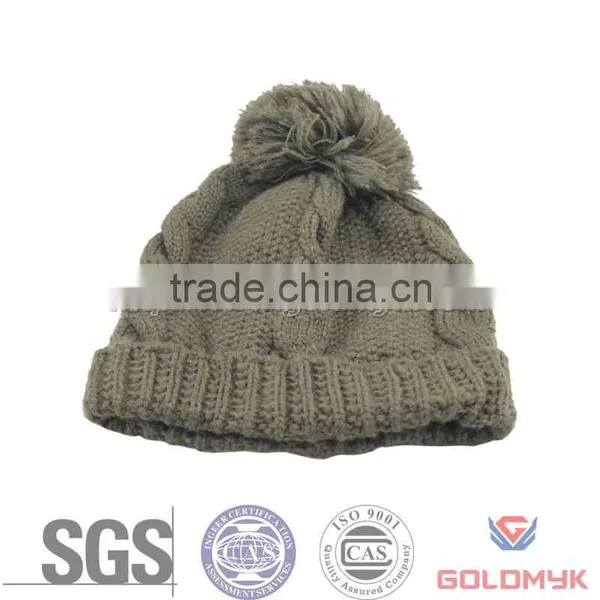 Custom Winter Hats With Ball on Top photo-3