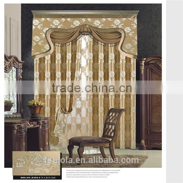 European Jacquard Fabric for Curtain New Curtain Designs photo-5