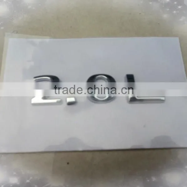 2.0L Truck Plastic Chrome Letters photo-2
