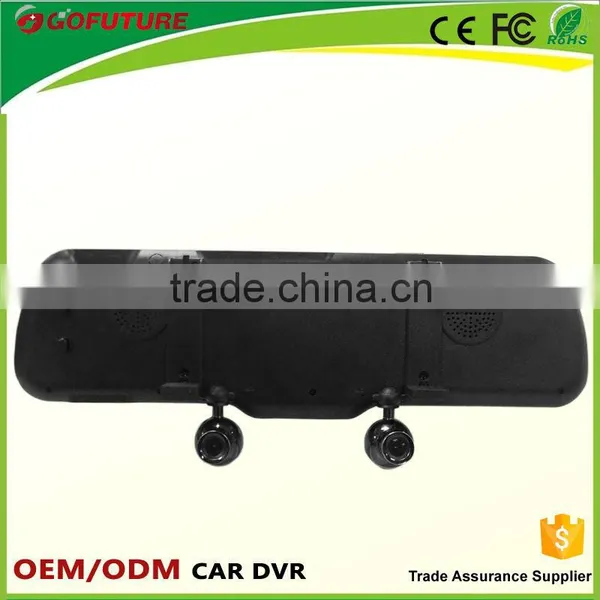 Bluetooth Dual Camera Mirror Car Dash Cam photo-2