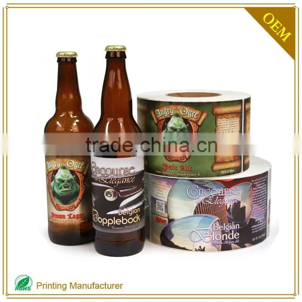 2015 Luxury Wine Sticker Label Paper Custom For Global Customers China Manufacturer photo-4