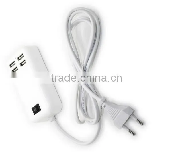 Factory Price 4 Usb Hub EU/US Wall Charger Travel Charger Socket, China Supplier photo-6