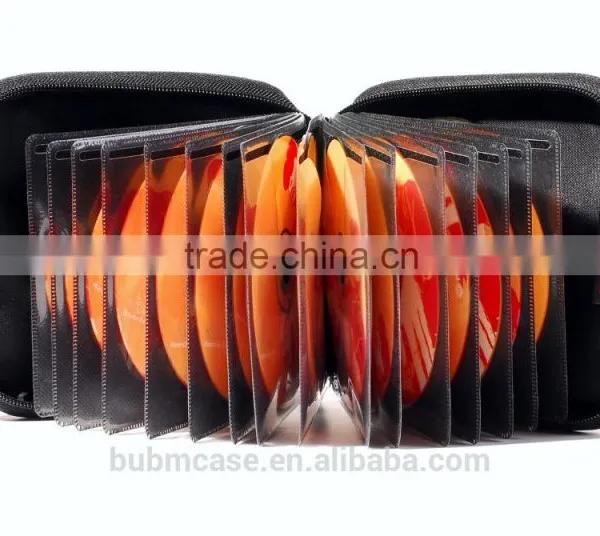 Green BUBM 32 Capacity PU Leather Cover CD Case CD Box DVD Case CD-ROM Holder Car Disc Case photo-4